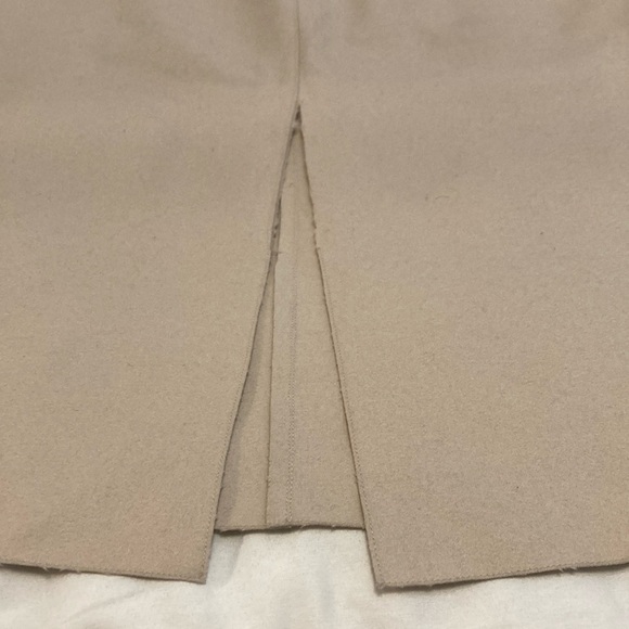 Rare! Gucci Italian Vintage Wool Tailored Pencil Skirt Beige Size 42 (US 6) - Picture 13 of 16